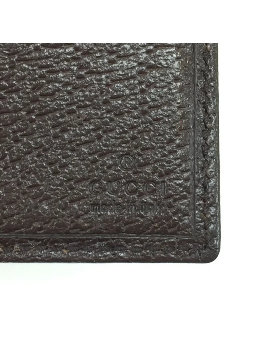 Gucci Bifold Wallet Leather Brown